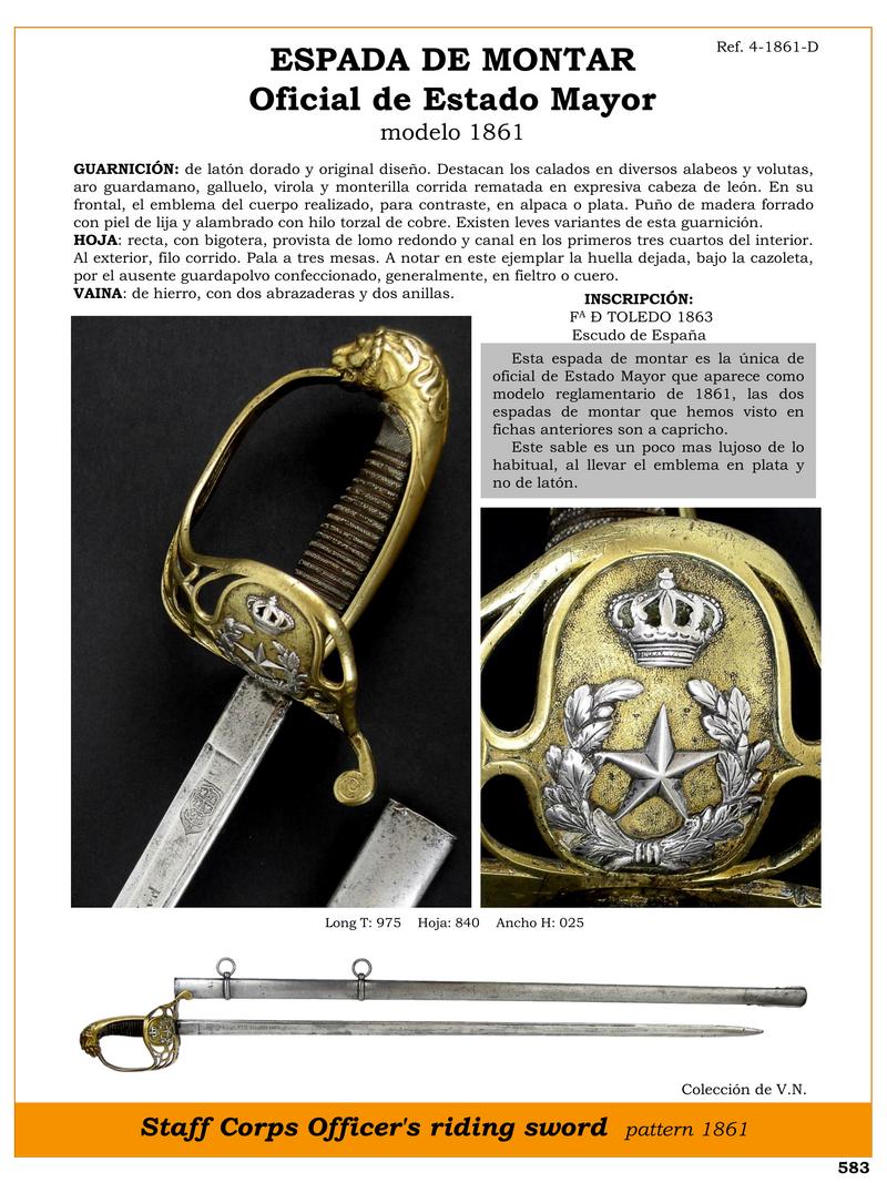 ESPADA DE MONTAR Oficia de Estado Mayor modelo 1861.jpg 1749316167 - Spada da monta ufficiale dello stato maggiore 1861: eleganza ed esclusività