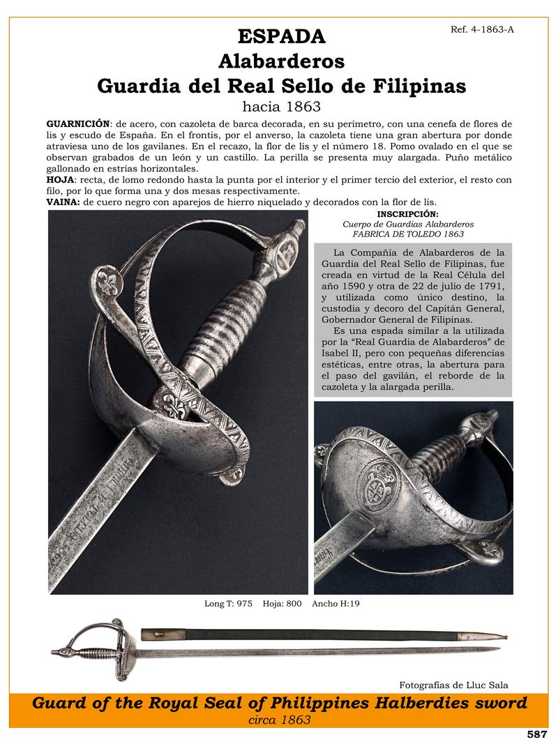 ESPADA GUARDIA DEL REAL SELLO DE FILIPINAS.jpg 1749402570 - Alabardera Sword of the Royal Seal of the Philippines: History and Design
