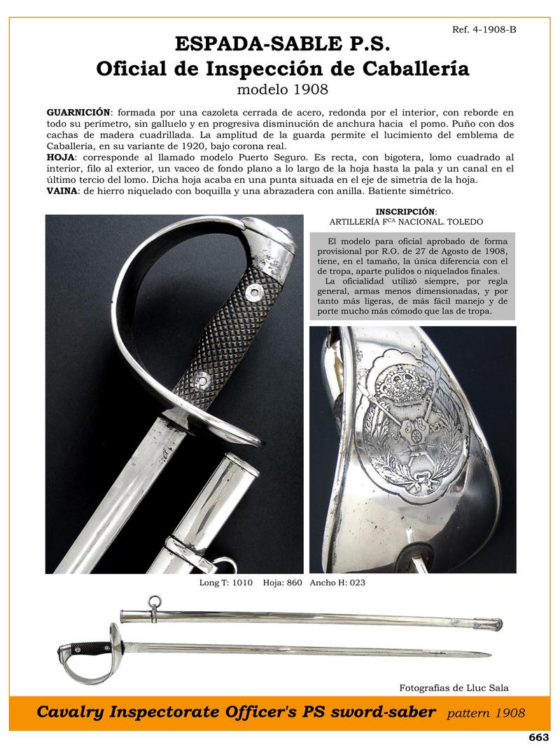 ESPADA SABLE P.S. Oficial de Inspeccin de Caballera modelo 1908.jpg 1751022571