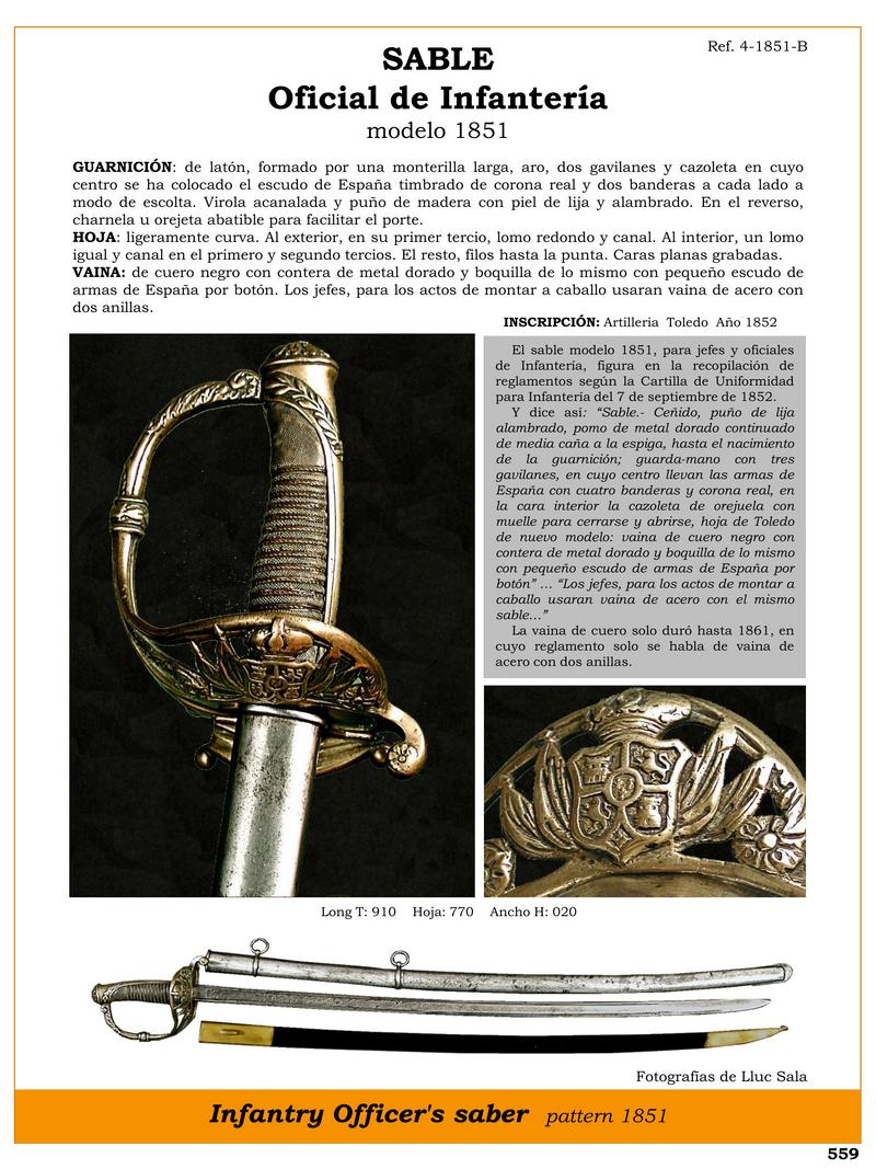 SABLE OFICIAL DE INFANTERA MODELO 1851.jpg 1748797768 - Infantry Saber 1851: Elegant and Functional Design