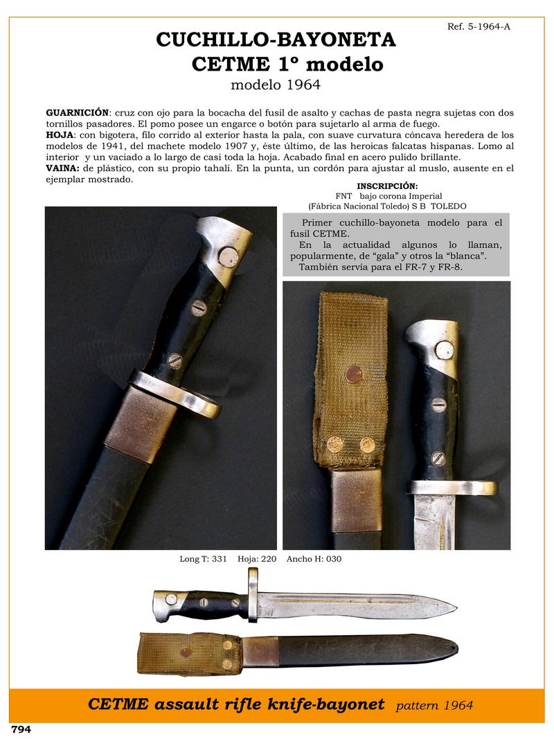 CUCHILLO BAYONETA CETME 1 modelo modelo 1964.jpg 1753700968 - Couteau-Baïonnette Cetme 1964 : Conception et Fonctionnalité Uniques
