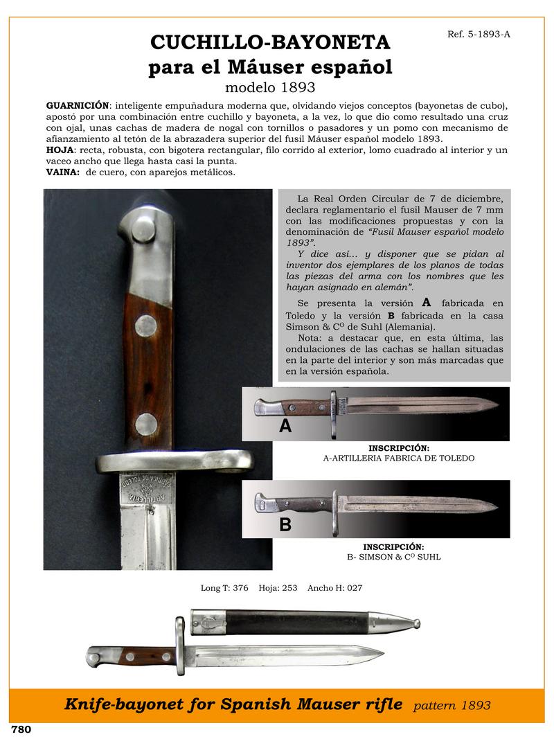 CUCHILLO BAYONETA PARA EL MAUSER ESPAOL MODELO 1893.jpg 1753441879 - Mauser 1893 Bayonet Knife: Innovative and Functional Design