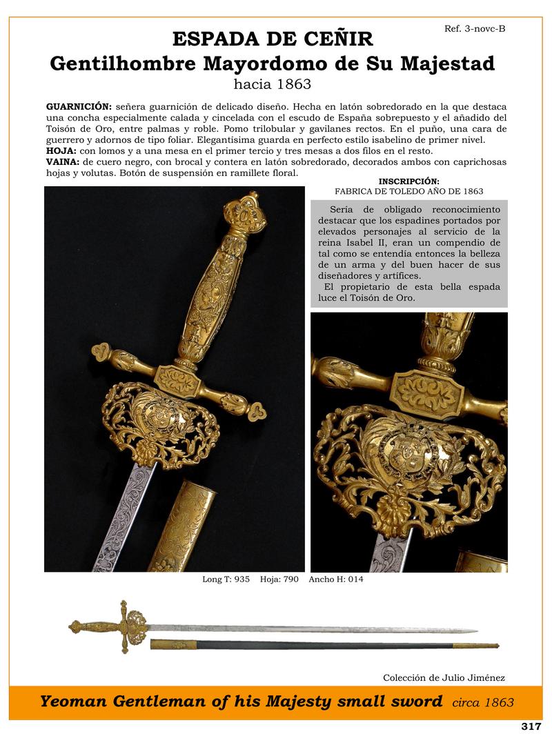 ESPADA DE CEIR.jpg 1753873770 - Elegant 19th Century Dress Sword with Golden Fleece