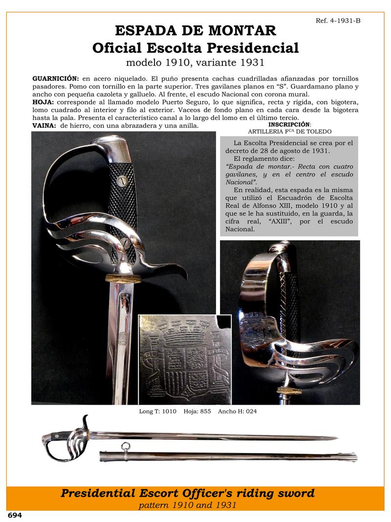 ESPADA DE MONTAR OFICIAL ESCOLTA PRESIDENCIAL MODELO 1910 VARIANTE 1931.jpg 1751670570
