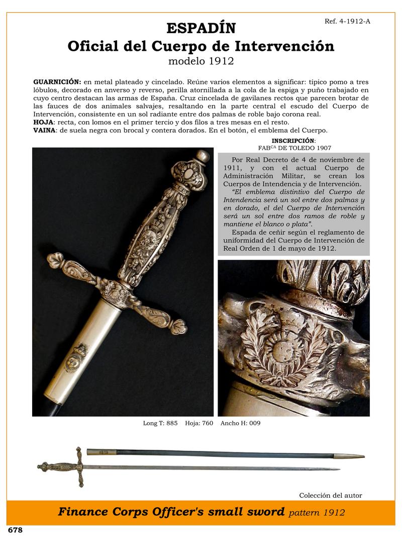 ESPADN.jpg 1751324969 - Spadino Ufficiale del Corpo di Intervento 1912: Storia e Dettagli