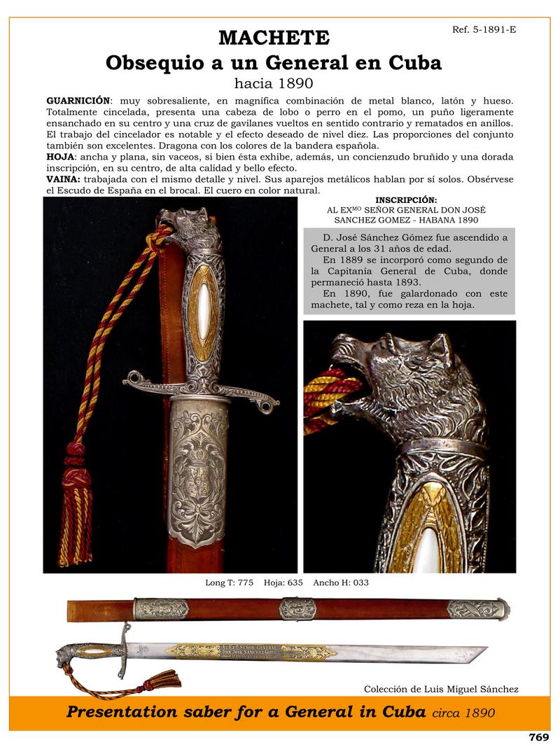 MACHETE Obsequio a un General en Cuba hacia 1890.jpg 1753247362 - Machette exclusive pour général à Cuba : cadeau unique