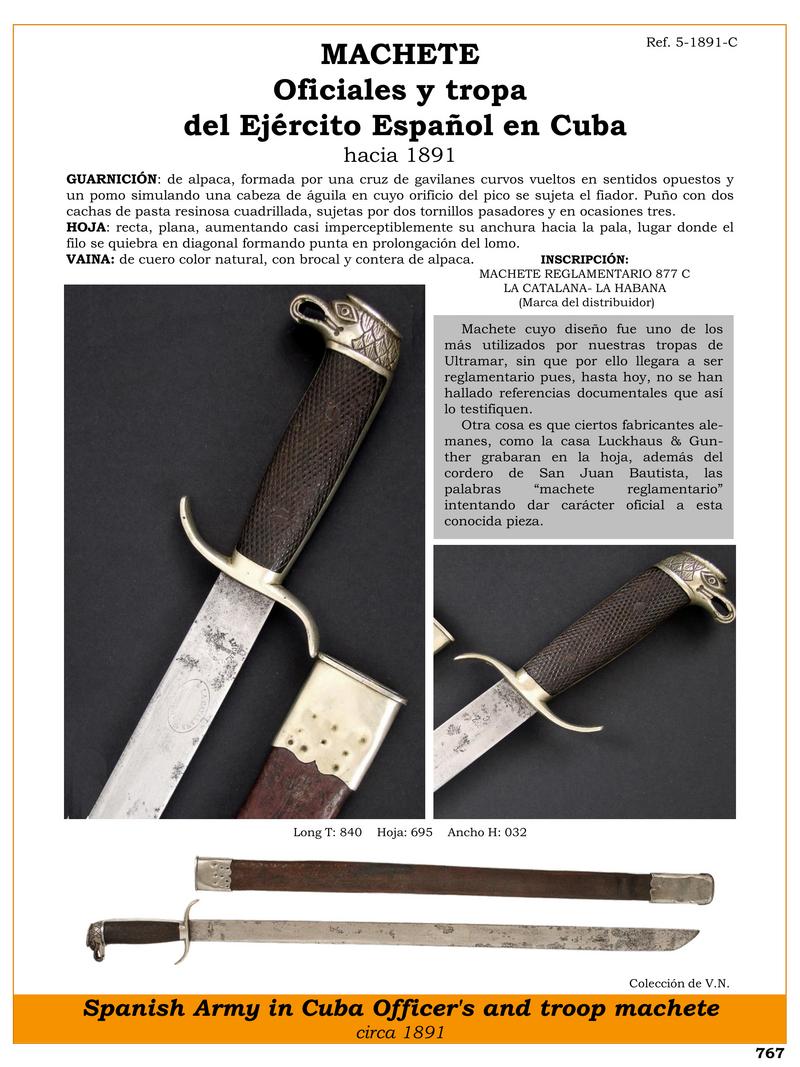 MACHETE.jpg 1753204167 - Machette Historique de l'Armée Espagnole à Cuba : Design et Curiosités