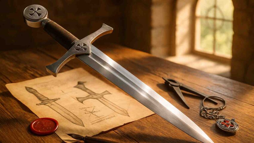 espadas templarias historia diseno simbologia espada del temple
