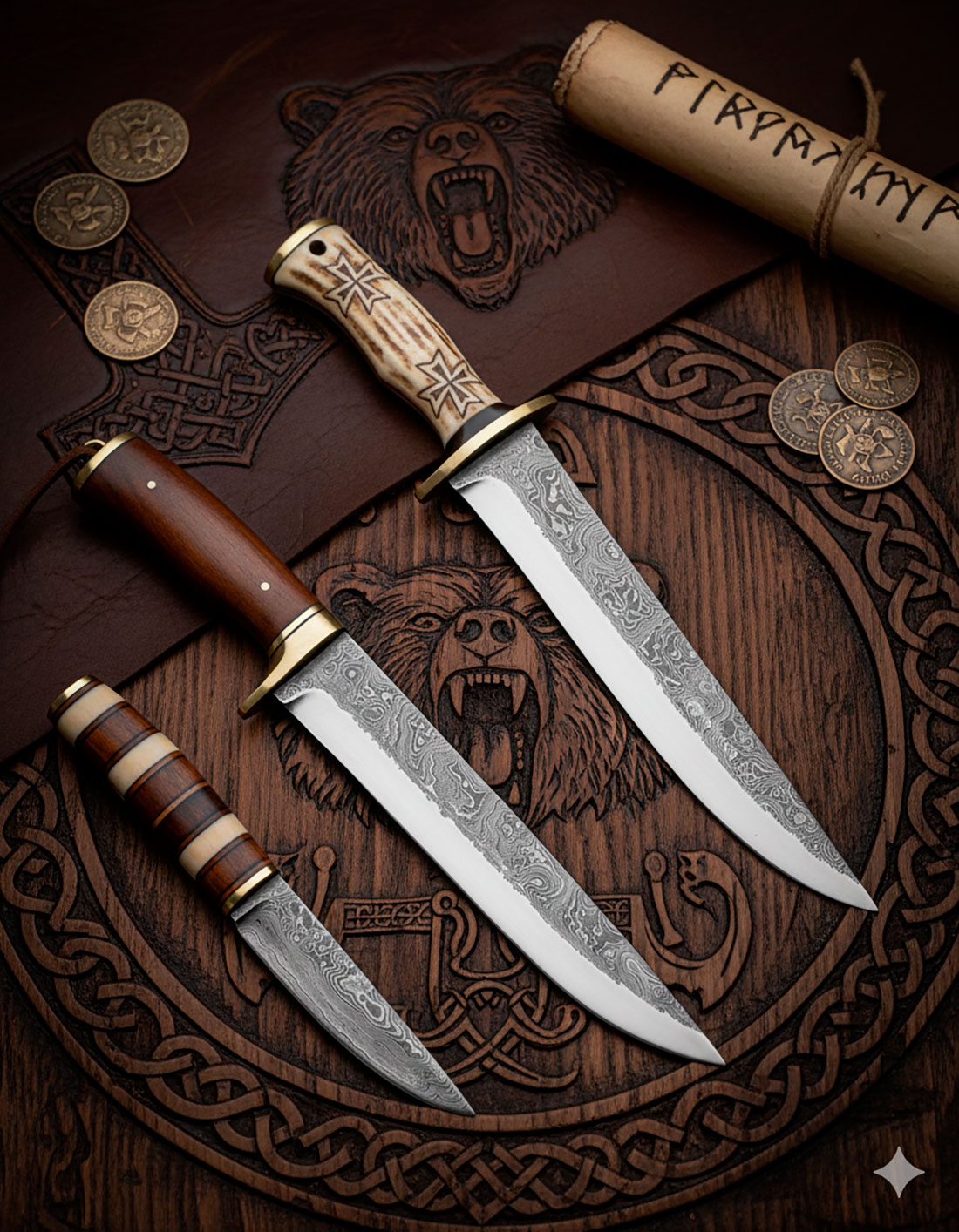 cuchillos seax vikingos damasco - Seax Knives in Damascus Steel: History, Technique, and Complete Guide for Enthusiasts