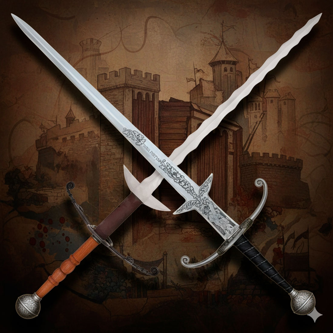 espadas montantes - Épée montante : la grande épée ibérique entre dextérité et puissance