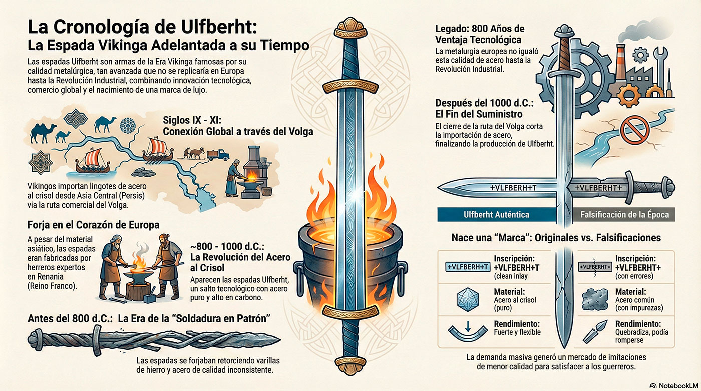 espadas ulfberth cronologia