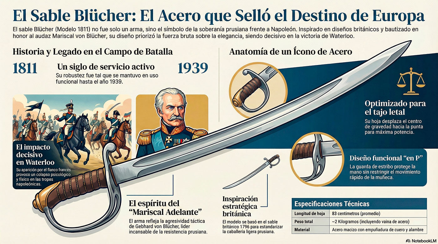 sable blucher waterloo acero europa