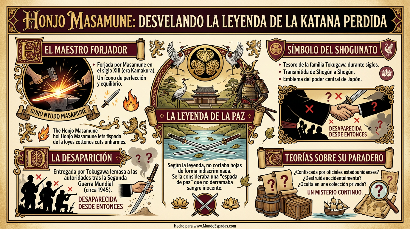 Ilustración: Honjo Masamune: desvelando la leyenda de la katana perdida