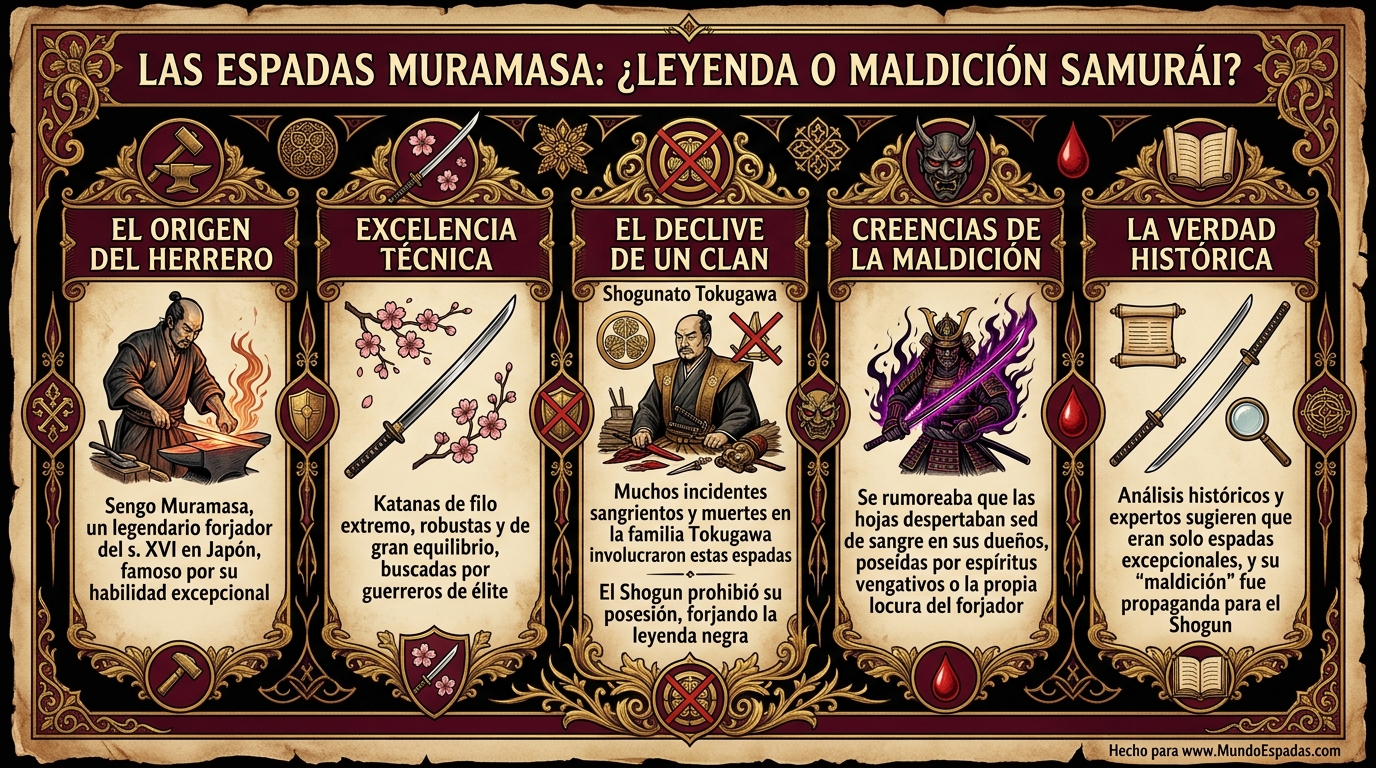 ilustracion las espadas muramasa leyenda o maldicion samurai 1776253087823 - Muramasa Swords: Legend or Samurai Curse?