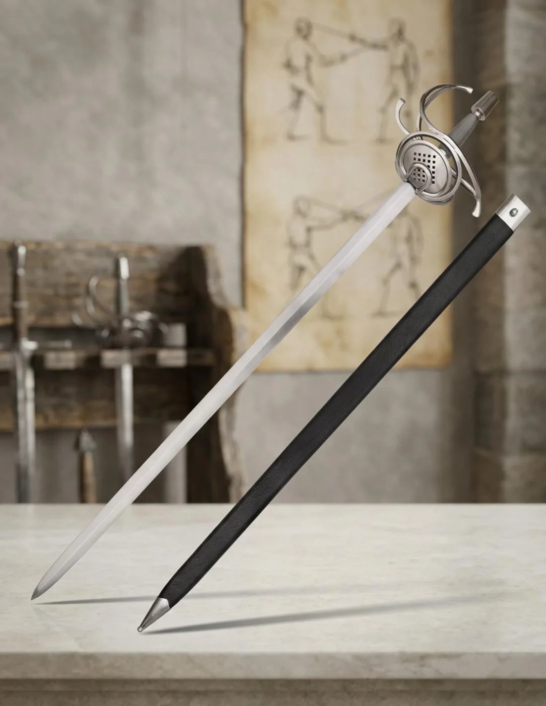 espada rapiera pappenheimer